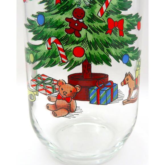 Luminarc NOEL Christmas Tree Glasses 16oz Holiday Highball Tumblers Set of 8 - Picture 5 of 15